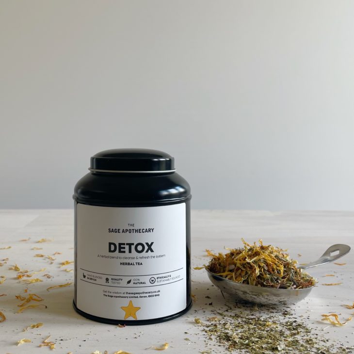 The Sage Apothecary Detox Herbal Tea Caddy