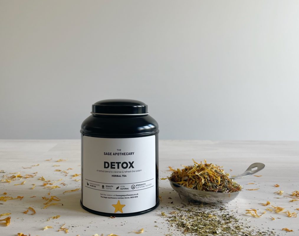 The Sage Apothecary Detox Herbal Tea Caddy