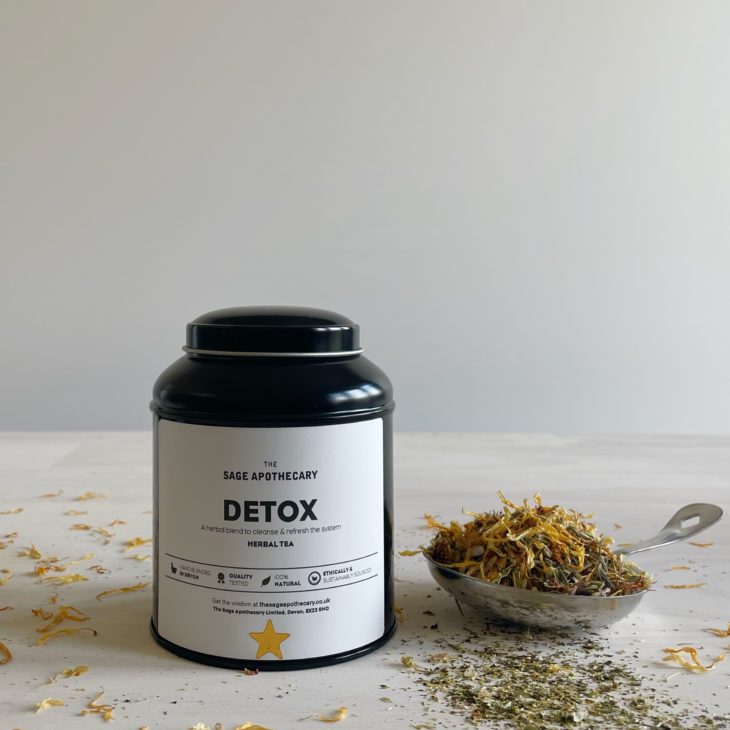 The Sage Apothecary Detox Herbal Tea Caddy