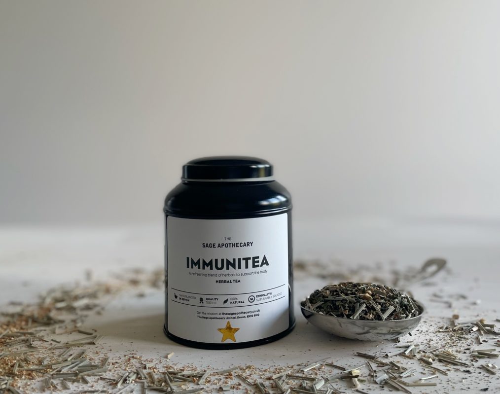 The Sage Apothecary Immunitea Herbal Tea Caddy