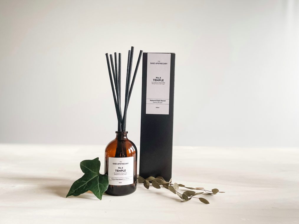 The Sage Apothecary Aromatherapy Reed Diffuser - Temple
