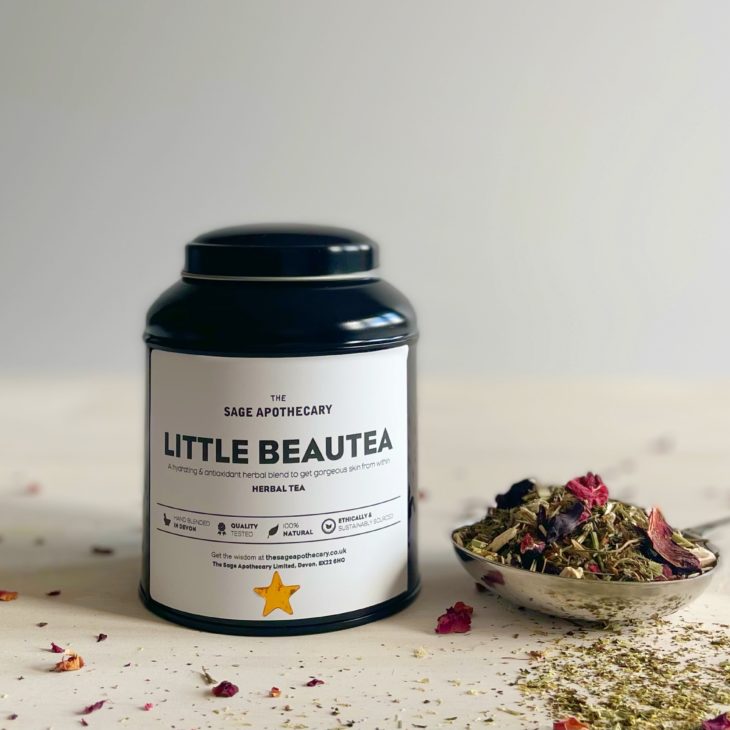 The Sage Apothecary Little Beautea Herbal Tea Caddy